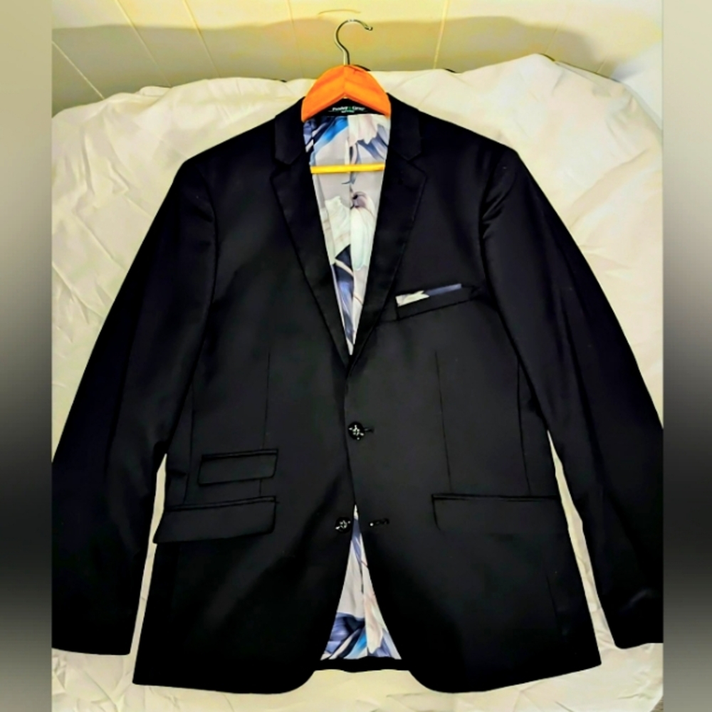 42R Paisley & Gray  Blk Blazer